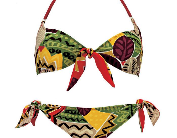 In spiaggia con gli accessori green