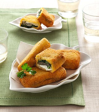 Coste in carrozza con acciughe