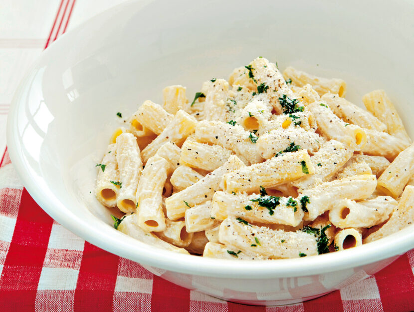 Maccheroni con la ricotta fresca