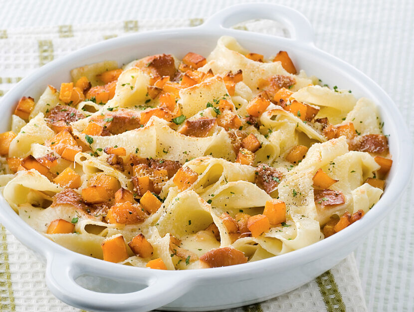 Pappardelle cremose con la zucca