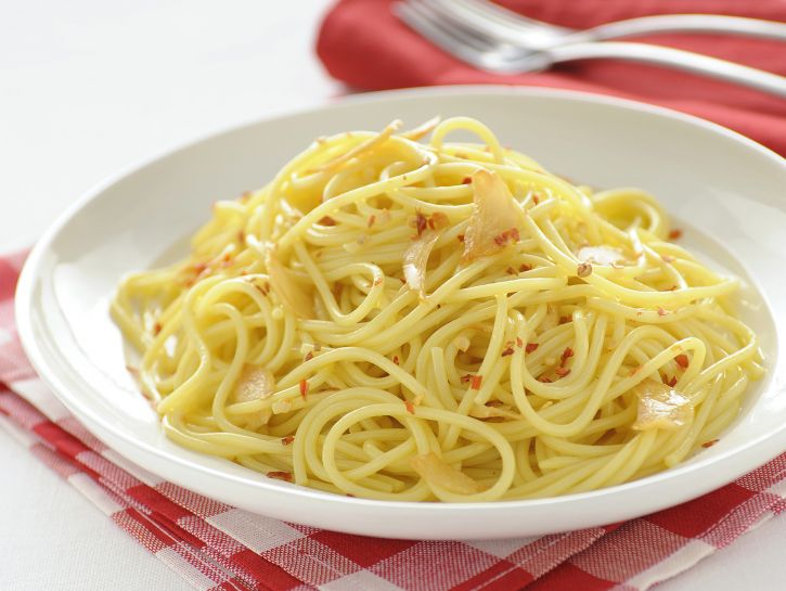 Spaghetti aglio, olio e peperoncino