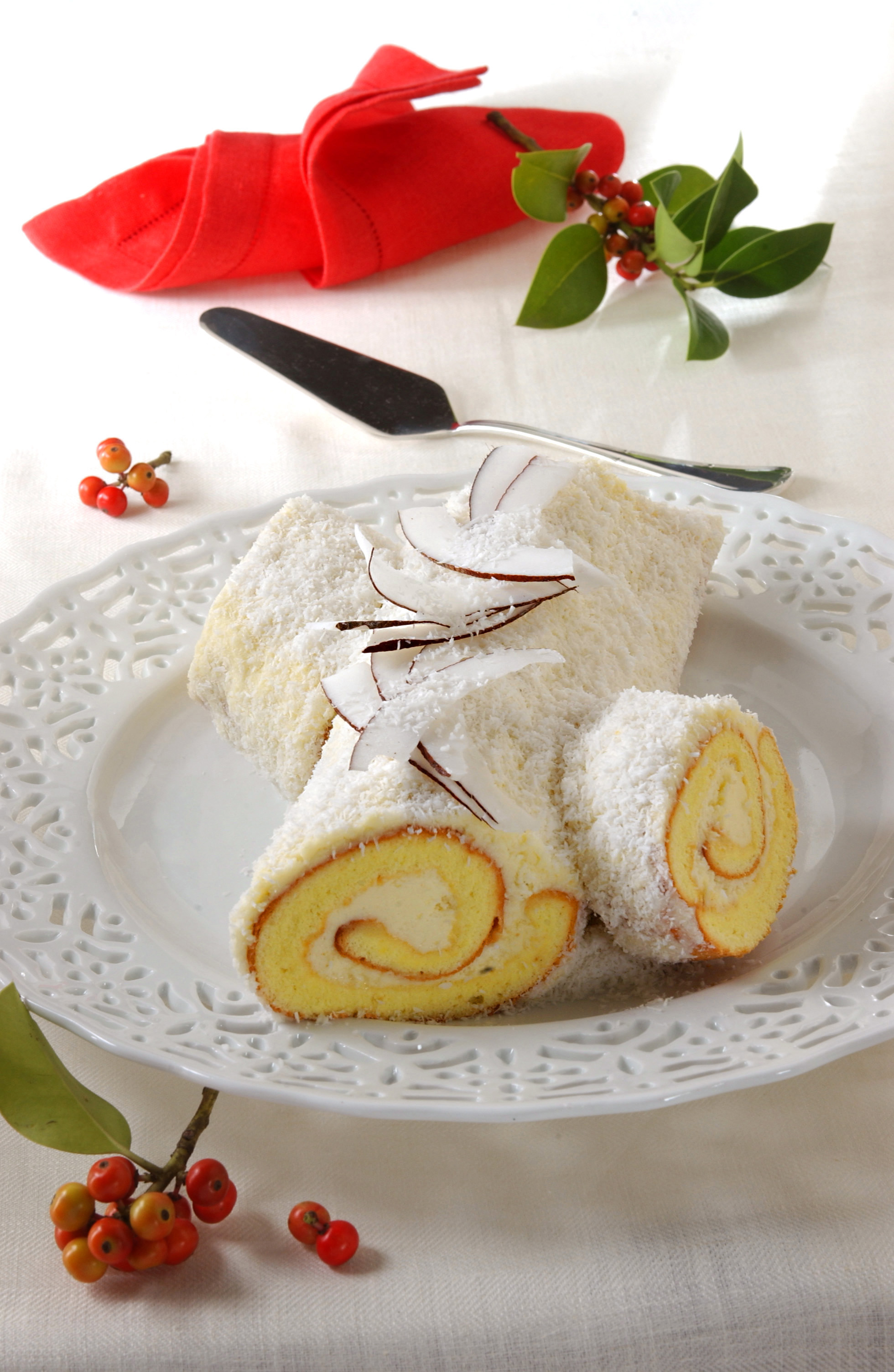 Tronchetto Di Natale Bianco Ricetta.Ricetta Tronchetto Di Natale Al Cioccolato Bianco E Cocco Donna Moderna