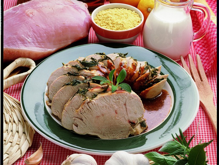 Arrosto di tacchino al latte