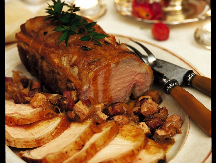 Arrosto di vitello al foie gras