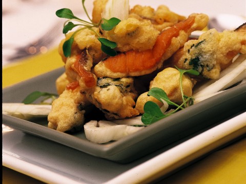 Bocconcini di trota in pastella