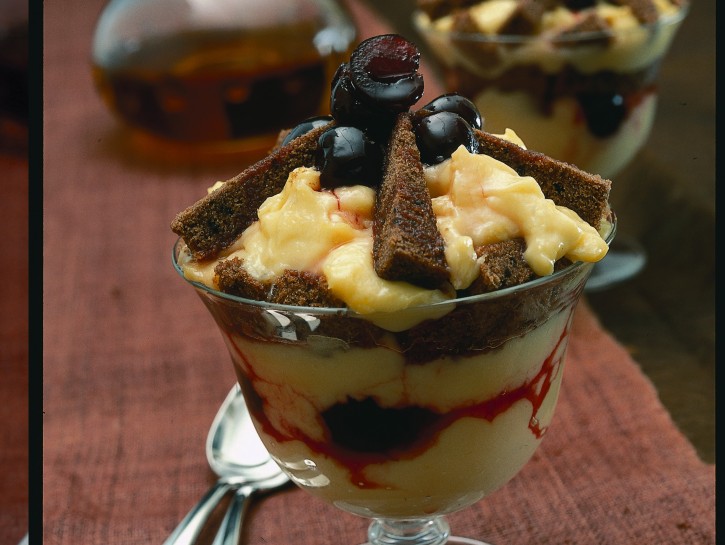 Coppe di crema al whisky