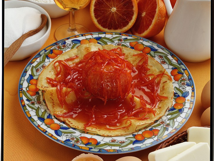 Crepe all'arancia