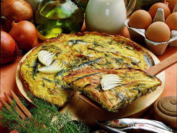 Frittata di acciughe