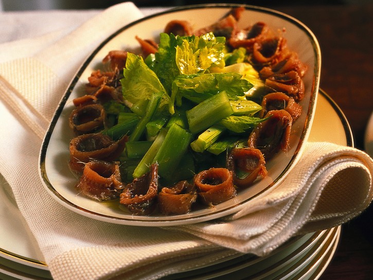 Insalata di sedano alle alici