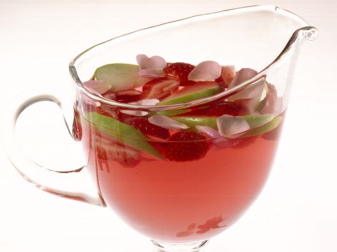 L'aperitivo con fragole e mela