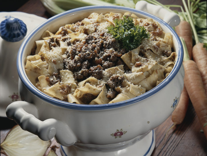 Pappardelle al sugo di lepre