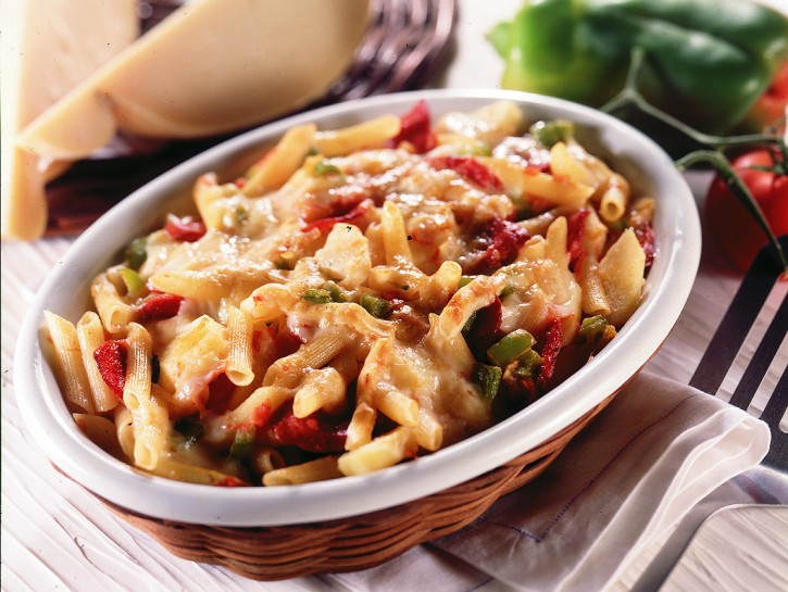 Pasta e patate al forno
