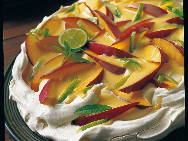 Pavlova al mango