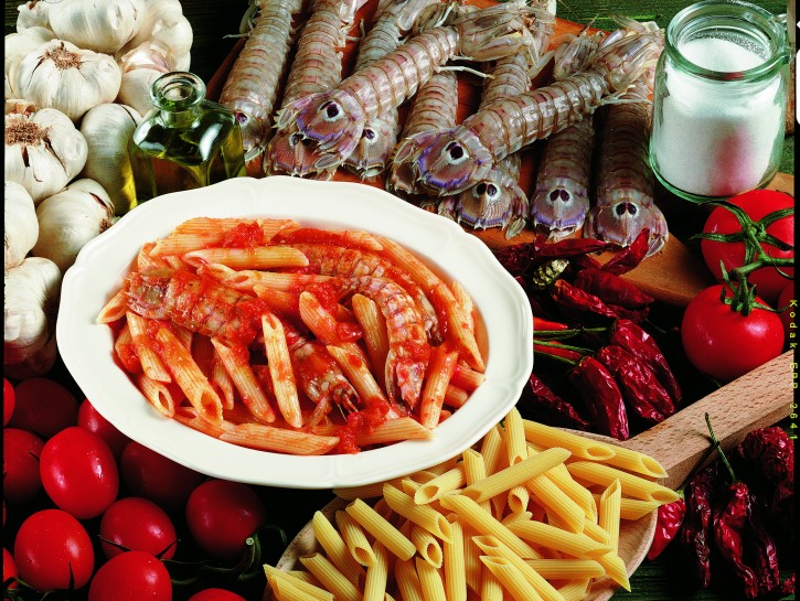 Penne al sugo di pannocchie