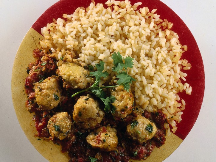 Polpette di ceci con il riso