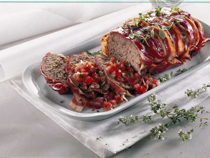Polpettone di agnello con salsa aromatica