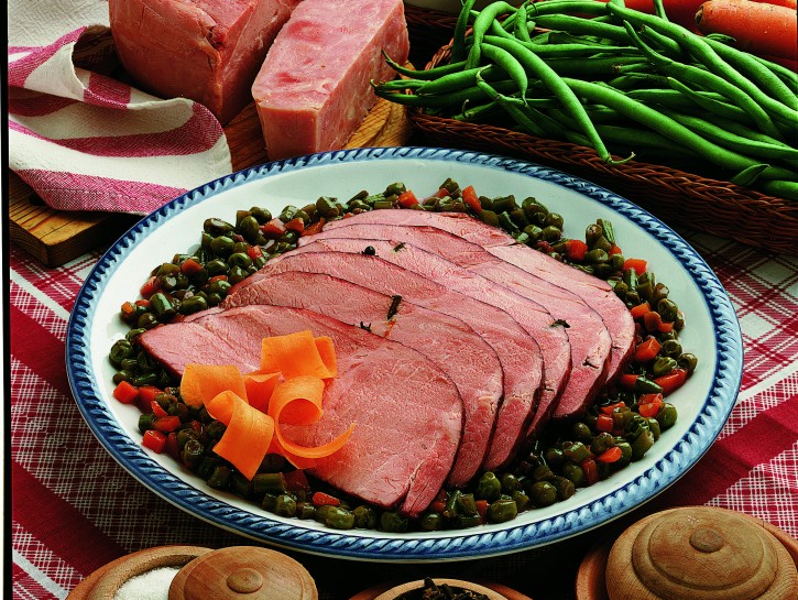 Prosciutto cotto nel vino