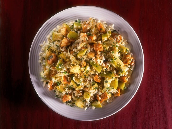 Ricetta Riso all'indiana, con pollo e mele Donna Moderna