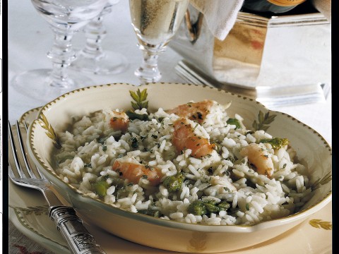 Risotto con gli scampi