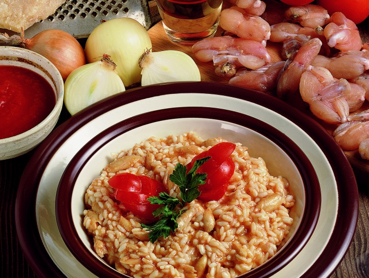 Risotto con le rane