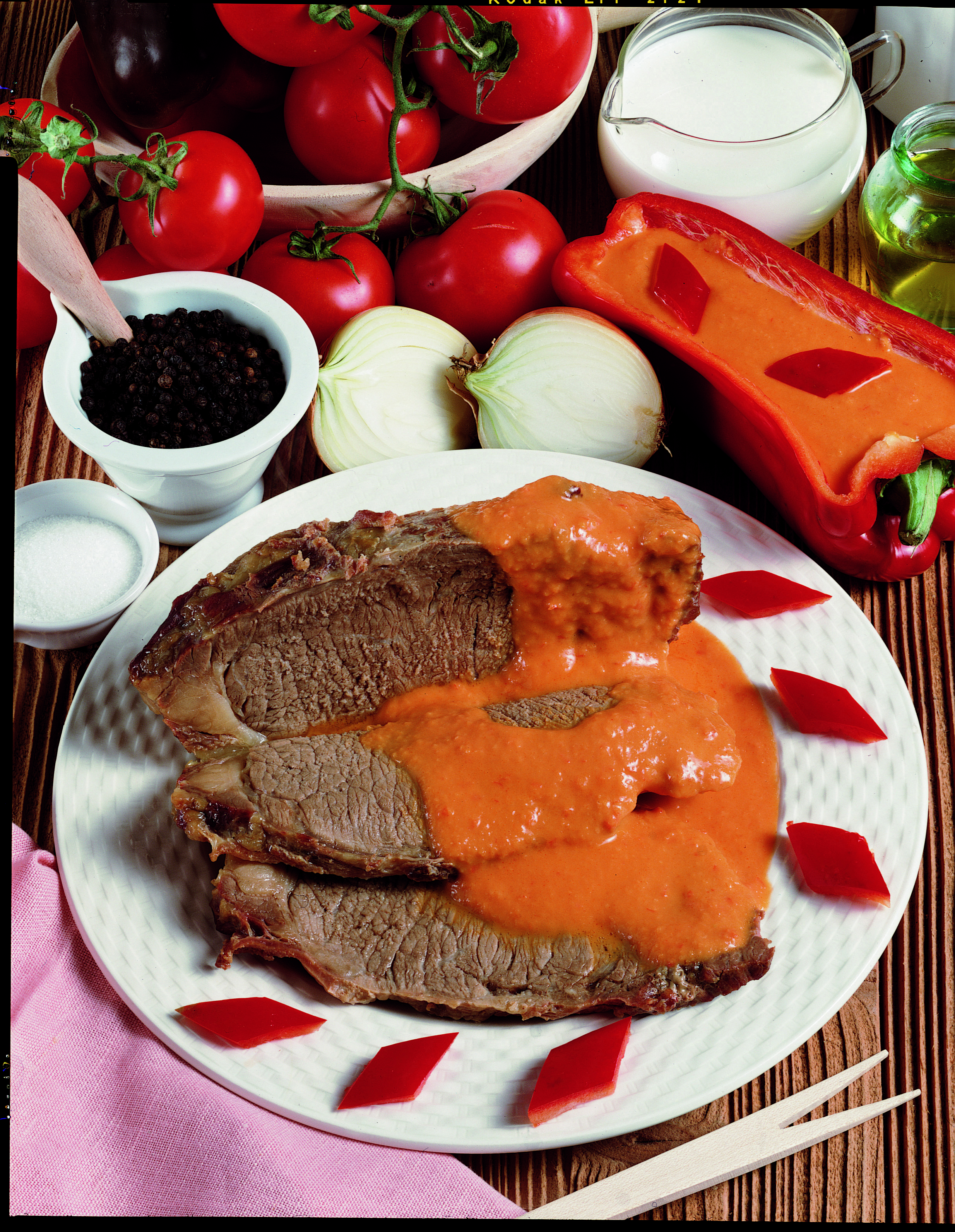Ricetta Roastbeef con salsa ai peperoni Donna Moderna
