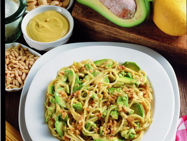 Spaghetti all'avocado