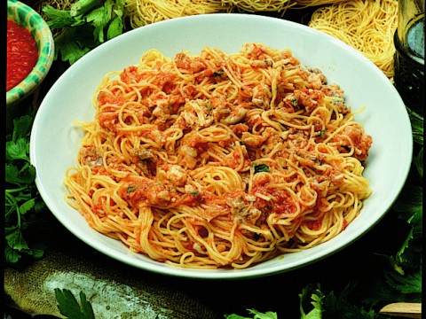 Tagliolini al sugo di tinca