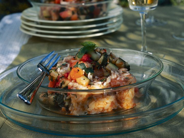 terrina-di-riso-con-ragu-di-verdure ricetta