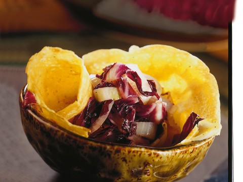 Tortillas di farina di ceci in agrodolce