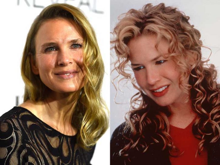 Renée Zellweger, oggi e ieri