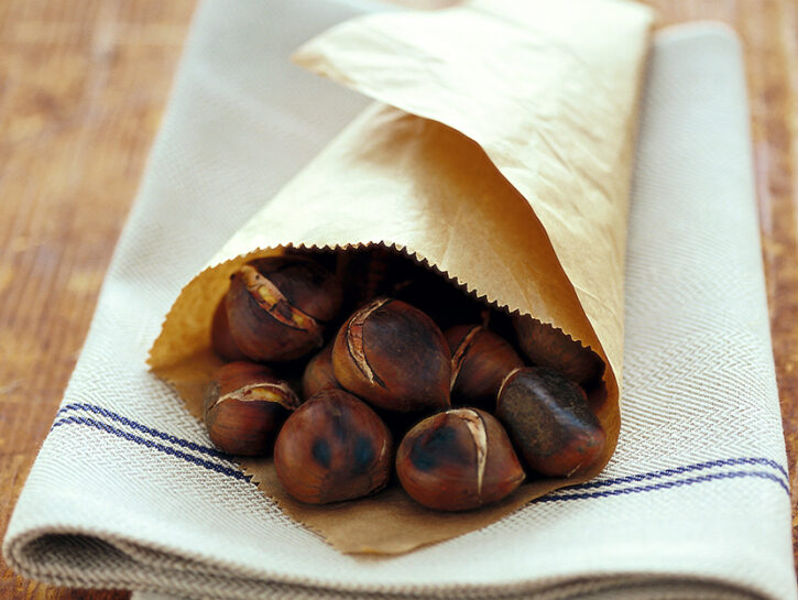 Castagne al forno