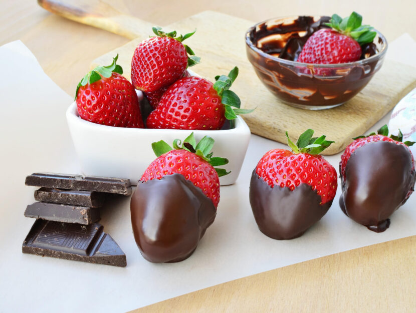 Fragole al cioccolato - Credits: Olycom