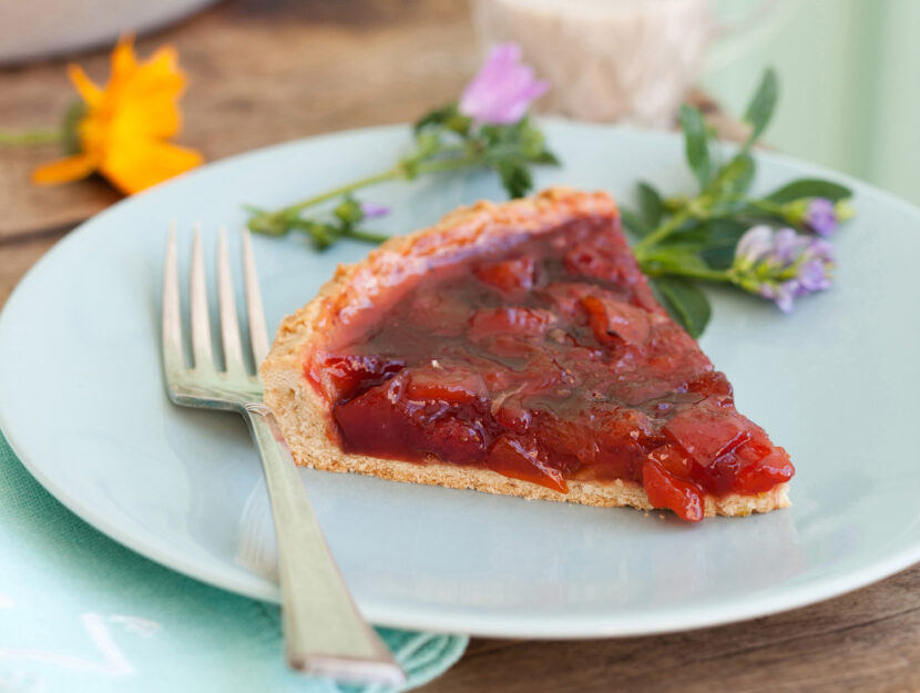 Crostata con marmellata afrodisiaca e crema all'habanero chocolate