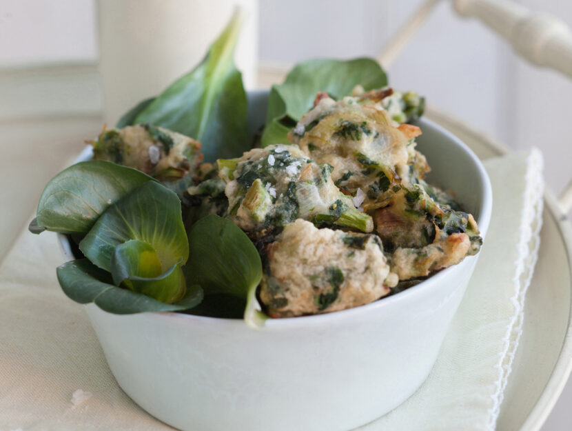 Frittelle di erbe di campo