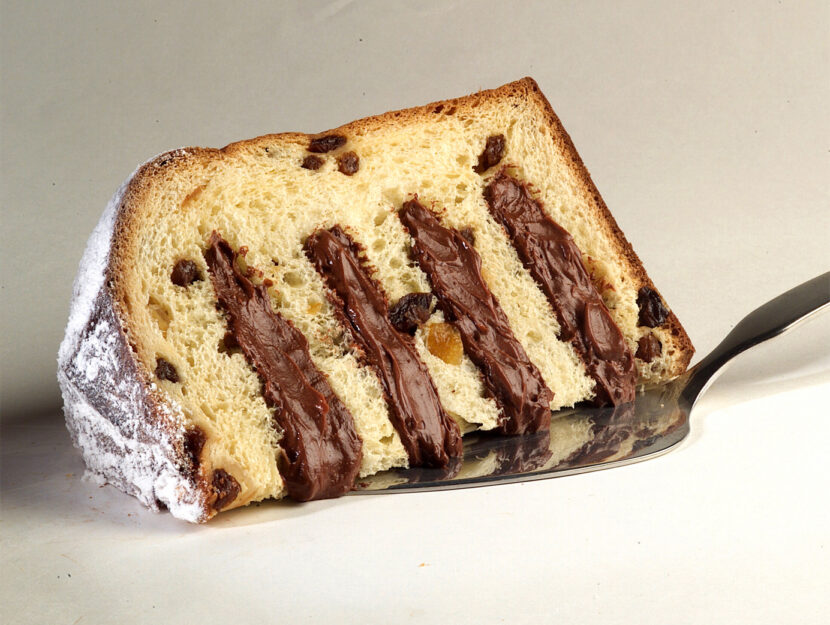 Panettone farcito al cioccolato