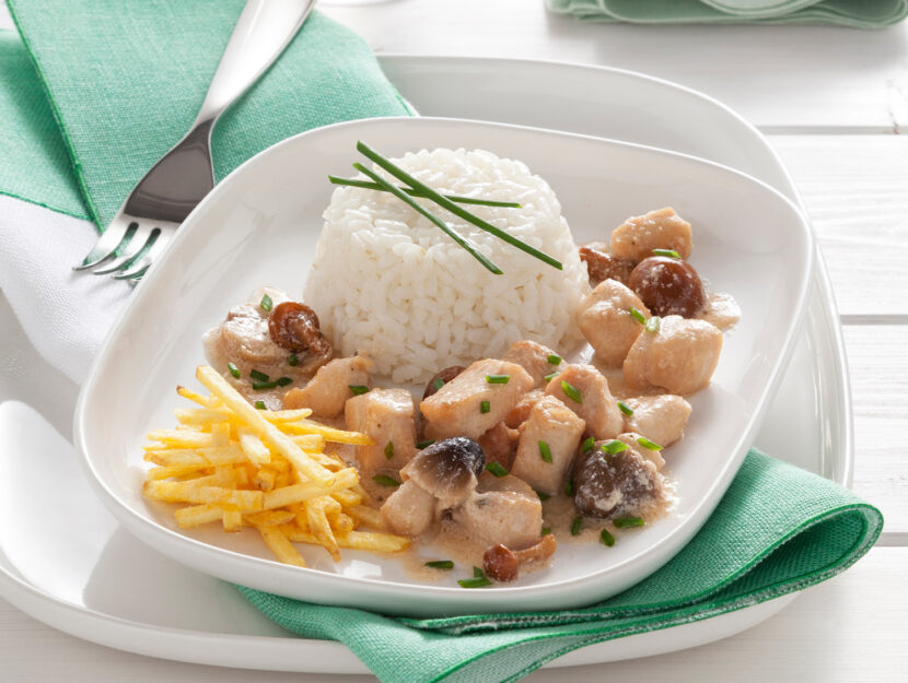 Pollo strogonoff alla brasiliana