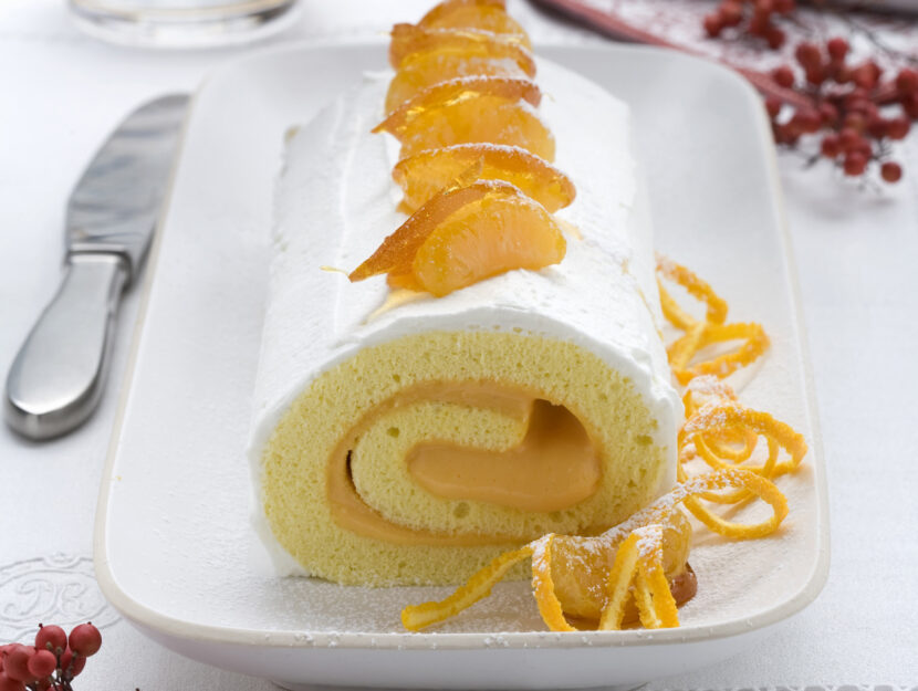 Rotolo con crema di clementine