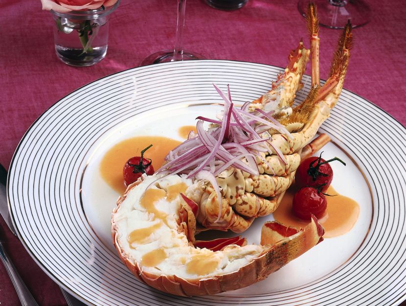 aragosta-con-salsa-allarancia