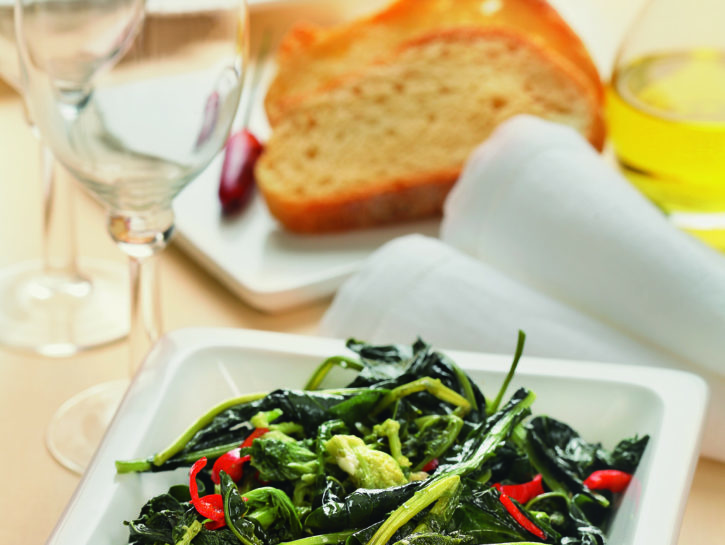 Broccoli neri stufati