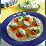 Crema di baccalà su crostini