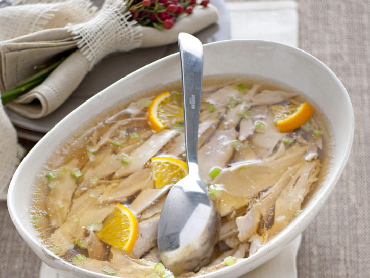 Gallina in gelatina alla storiona