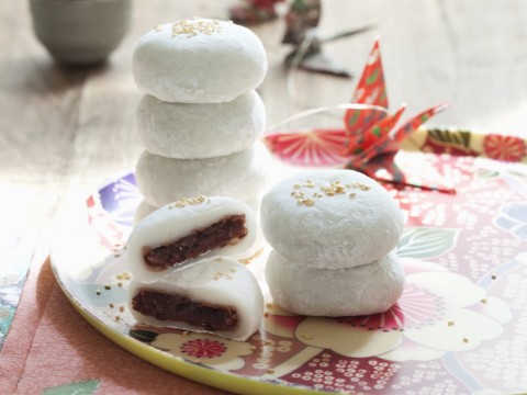 Pasticcini di riso con cuore di castagne