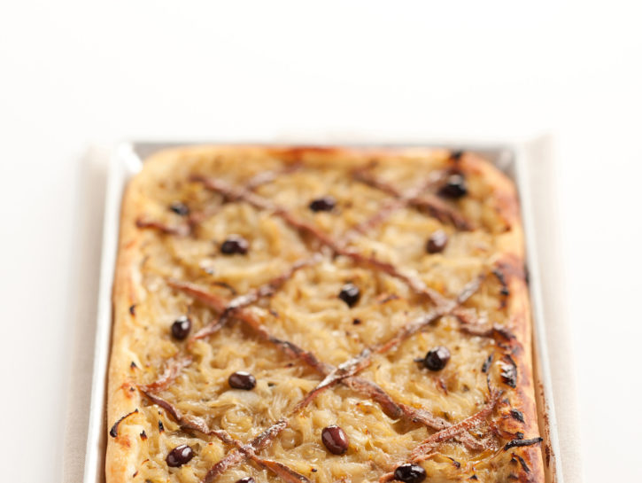 Pissaladière: pizza alla francese con cipolle