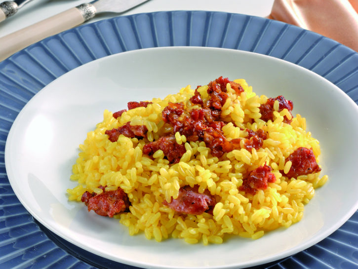Risotto con la salsiccia