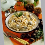 Tagliatelle ricotta e castagne