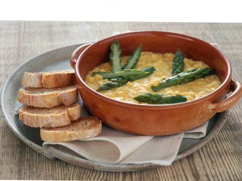 Uova strapazzate agli asparagi