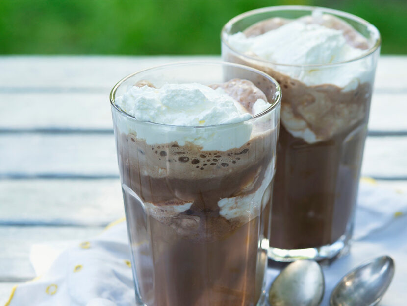 Cioccolata calda e gelato - Credits: Corbis