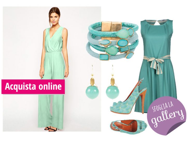 Colore acquamarina sfruttalo per il tuo look