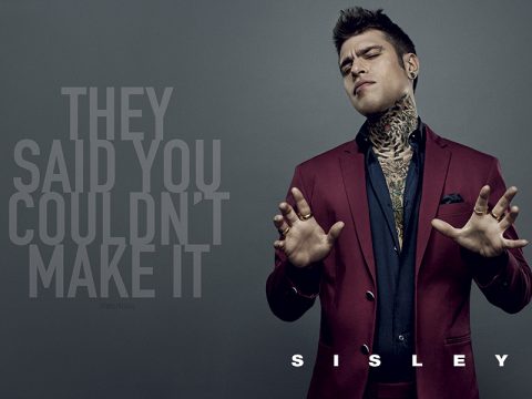 Fedez testimonial della nuova campagna Sisley
