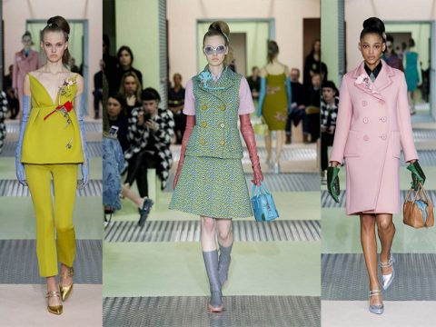 Prada: bon ton a tinte pastello